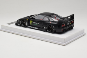 Ferrari F40 LB Works Monster Energy Matt Black BBA 1:18 REMC026 Derva - nuotrauka 5 iš 7