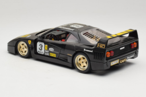 Ferrari F40 Magneti Marelli #3 Juodas Bburago 1:18 3022-B1 Metalas - nuotrauka 7 iš 8