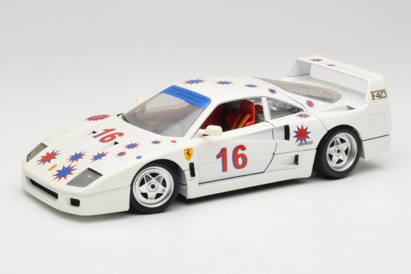 Ferrari F40 #16 Borsenmodells Baltas Limited Edition 333 pcs 1987 Bburago 1:18 3332-W1 Metalas