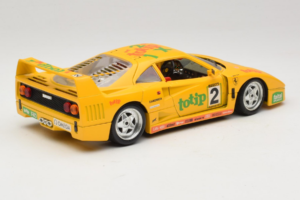 Ferrari F40 Totip Jolly Club #2 Geltonas Bburago 1:18 3332-Y1 Metalas - nuotrauka 3 iš 8