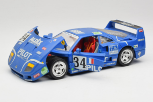 Ferrari F40 #34 M. Ferte / Thavenin / Palau Pilot Mėlynas 1987 Bburago 1:18 3032-B1 Metalas - nuotrauka 2 iš 8