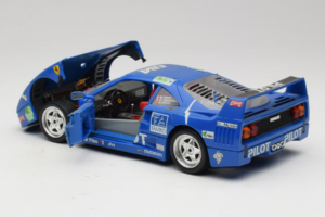 Ferrari F40 #34 M. Ferte / Thavenin / Palau Pilot Mėlynas 1987 Bburago 1:18 3032-B1 Metalas - nuotrauka 5 iš 8