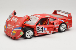 Ferrari F40 LM Pilot #34 Ferte / Thavenin / Palau 24 Hours of Le Mans 1995 Raudonas Bburago 1:18 3032-P3 Metalas - nuotrauka 2 iš 8