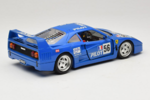 Ferrari F40 Pilot #56 Mėlynas Bburago 1:18 3332-BL1 Metalas - nuotrauka 3 iš 8