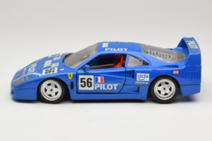 Ferrari F40 Pilot #56 Mėlynas Bburago 1:18 3332-BL1 Metalas - nuotrauka 4 iš 8