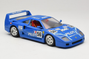 Ferrari F40 Pilot #56 Mėlynas Bburago 1:18 3332-BL1 Metalas - nuotrauka 6 iš 8