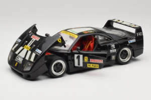 Ferrari F40 Pirelli Agip #1 Juodas Bburago 1:18 3332-B1 Metalas - nuotrauka 2 iš 8