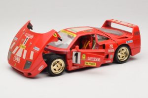 Ferrari F40 Evoluzione #1 Pirelli Agip Raudonas su Auksiniais Ratais 1992 Bburago 1:18 3042-P2 Metalas - nuotrauka 2 iš 8