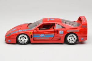 Ferrari F40 PPG Auto Refinish Raudonas Bburago 1:18 3332-P1 Metalas - nuotrauka 4 iš 8