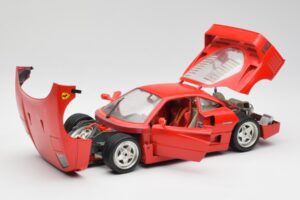 Ferrari F40 Raudonas Bburago 1:18 3032 Metalas - nuotrauka 2 iš 8