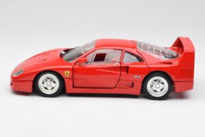 Ferrari F40 Raudonas Hot Wheels 1:18 23911 Metalas - nuotrauka 4 iš 8