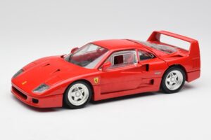 Ferrari F40 Raudonas Hot Wheels 1:18 23911 Metalas