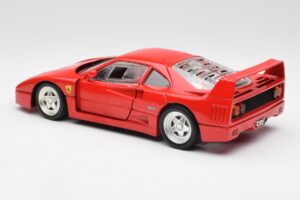 Ferrari F40 Raudonas Hot Wheels 1:18 23911 Metalas - nuotrauka 7 iš 8