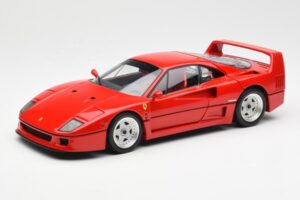 Ferrari F40 Raudonas Kyosho 1:18 08416R2 Metalas