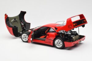 Ferrari F40 Raudonas Kyosho 1:18 08416R2 Metalas - nuotrauka 7 iš 10