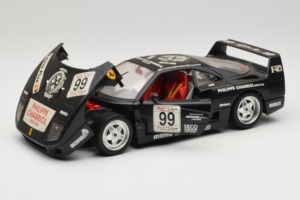 Ferrari F40 Seco #99 Lesseps / Charriol / Balandras Juodas Bburago 1:18 3032-B3 Metalas - nuotrauka 2 iš 8