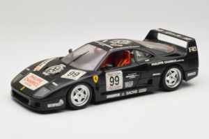 Ferrari F40 Seco #99 Lesseps / Charriol / Balandras Juodas Bburago 1:18 3032-B3 Metalas