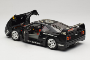 Ferrari F40 Seco #99 Lesseps / Charriol / Balandras Juodas Bburago 1:18 3032-B3 Metalas - nuotrauka 5 iš 8