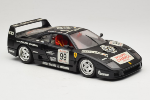 Ferrari F40 Seco #99 Lesseps / Charriol / Balandras Juodas Bburago 1:18 3032-B3 Metalas - nuotrauka 6 iš 8
