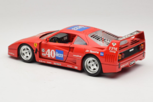 Ferrari F40 #40 the0123 Raudonas 1987 Bburago 1:18 3332-P5 Metalas - nuotrauka 7 iš 8
