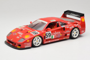 Ferrari F40 LM Unisys #59 Ota / P. Nappi / R. Donovan 24 Hours of Le Mans 1996 Bburago 1:18 3032-U1 Metalas