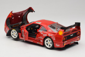 Ferrari F40 LM Unisys #59 Ota / P. Nappi / R. Donovan 24 Hours of Le Mans 1996 Bburago 1:18 3032-U1 Metalas - nuotrauka 5 iš 8