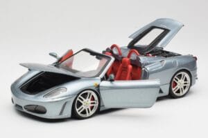 Ferrari F430 Spider Blue Metallic Hot Wheels 1:18 H3074 Metalas - nuotrauka 2 iš 8