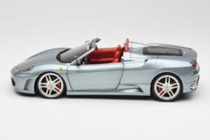 Ferrari F430 Spider Blue Metallic Hot Wheels 1:18 H3074 Metalas - nuotrauka 4 iš 8