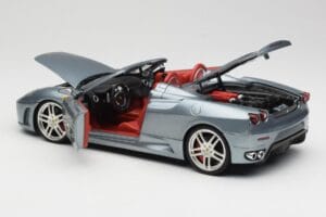 Ferrari F430 Spider Blue Metallic Hot Wheels 1:18 H3074 Metalas - nuotrauka 5 iš 8