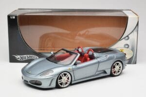 Ferrari F430 Spider Blue Metallic Hot Wheels 1:18 H3074 Metalas - nuotrauka 8 iš 8