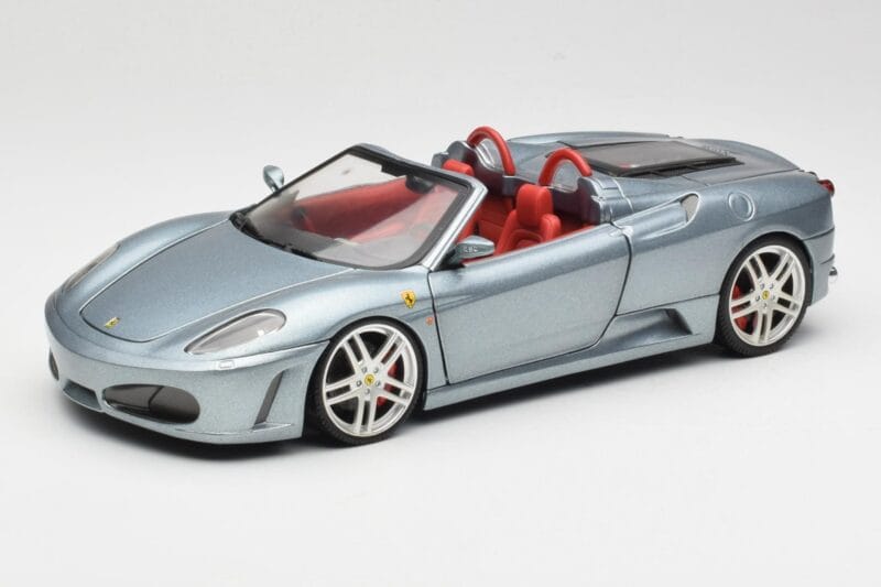 Ferrari F430 Spider Blue Metallic Hot Wheels 1:18 H3074 Metalas
