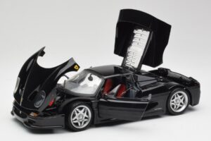 Ferrari F50 Juodas Hot Wheels 1:18 23910 Metalas - nuotrauka 2 iš 8
