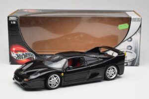 Ferrari F50 Juodas Hot Wheels 1:18 23910 Metalas - nuotrauka 8 iš 8
