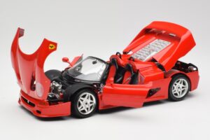 Ferrari F50 Kabrioletas Raudonas Bburago 1:18 3352 Metalas - nuotrauka 2 iš 8