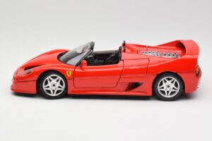 Ferrari F50 Kabrioletas Raudonas Bburago 1:18 3352 Metalas - nuotrauka 4 iš 8