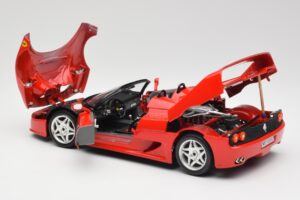 Ferrari F50 Kabrioletas Raudonas Bburago 1:18 3352 Metalas - nuotrauka 5 iš 8