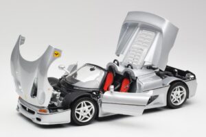 Ferrari F50 Kabrioletas Sidabrinis Bburago 1:18 3372 Metalas - nuotrauka 2 iš 8