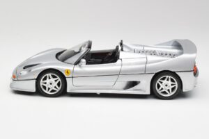 Ferrari F50 Kabrioletas Sidabrinis Bburago 1:18 3372 Metalas - nuotrauka 4 iš 8