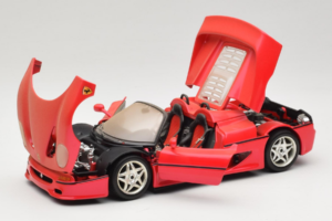 Ferrari F50 Kabrioletas Monza Red Standox Bburago 1:18 ST01 Metalas - nuotrauka 2 iš 8