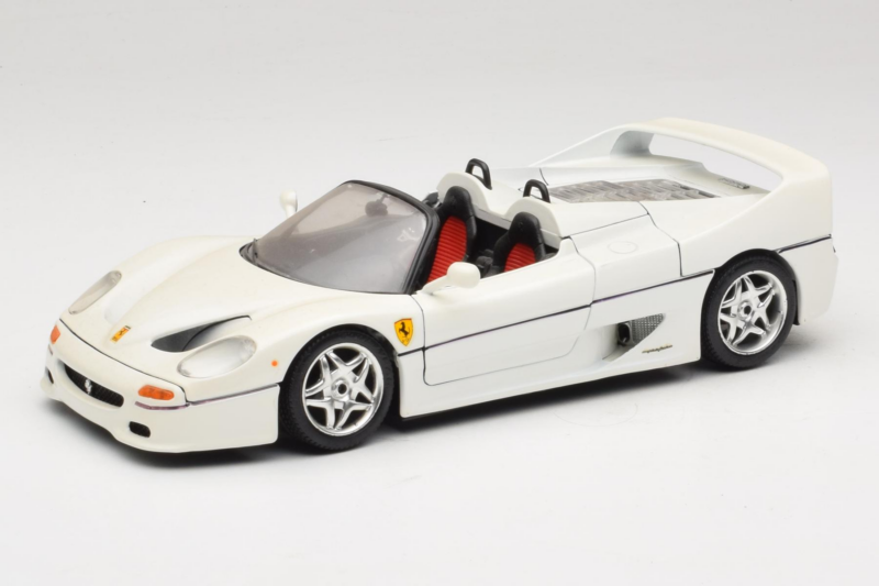 Ferrari F50 Kabrioletas Baltas Bburago 1:18 3352-W1 Metalas