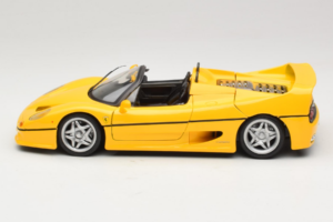 Ferrari F50 Kabrioletas Shell Geltonas Maisto 1:18 3076-Y2 Metalas - nuotrauka 4 iš 8