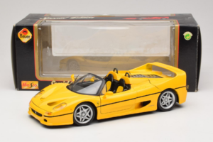 Ferrari F50 Kabrioletas Shell Geltonas Maisto 1:18 3076-Y2 Metalas - nuotrauka 8 iš 8
