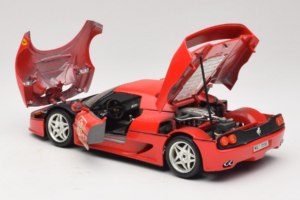Ferrari F50 Coupe #50 50 Jahre Ferrari Raudonas Bburago 1:18 3352-P2 Metalas - nuotrauka 6 iš 8