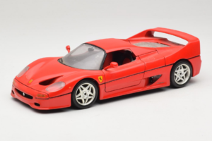 Ferrari F50 Coupe Raudonas Bburago 1:18 3382 Metalas