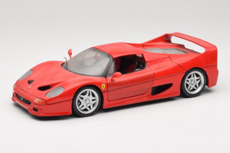 Ferrari F50 Coupe Shell Raudonas Maisto 1:18 3076-R1 Metalas