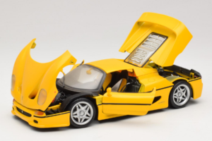 Ferrari F50 Coupe Shell Geltonas Maisto 1:18 3076-Y1 Metalas - nuotrauka 2 iš 8