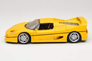 Ferrari F50 Coupe Shell Geltonas Maisto 1:18 3076-Y1 Metalas - nuotrauka 4 iš 8