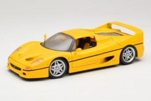 Ferrari F50 Coupe Shell Geltonas Maisto 1:18 3076-Y1 Metalas