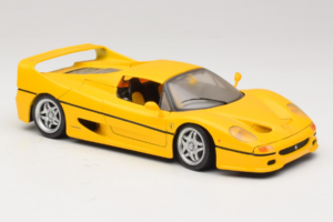 Ferrari F50 Coupe Shell Geltonas Maisto 1:18 3076-Y1 Metalas - nuotrauka 6 iš 8