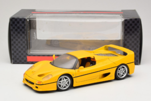 Ferrari F50 Coupe Shell Geltonas Maisto 1:18 3076-Y1 Metalas - nuotrauka 8 iš 8